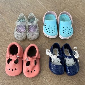 Size 5 toddler girl shoe bundle